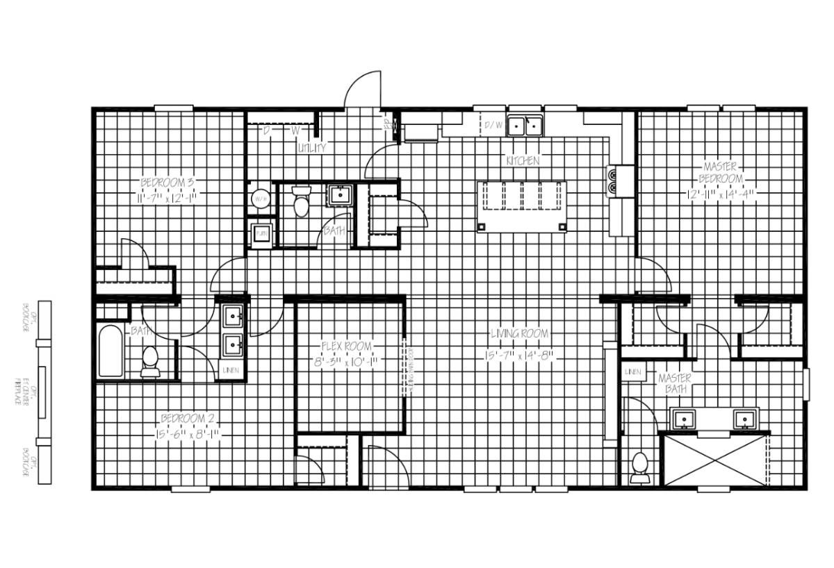 Floor Plan Detail - National Homes